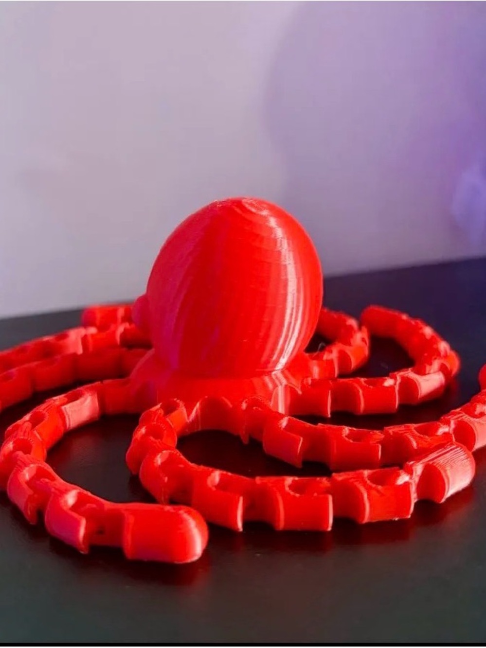 Red Octopus Party Decoration - Versatile Table Accent